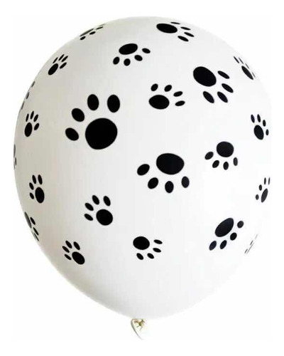 Globos Temáticos Patitas De Perrito (pack De 5)