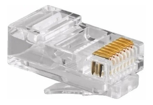 Pack 10 Piezas Plug Conector Rj45 Cable Red Utp 