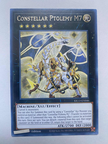 Constellar Ptolemy M7 Rara Yugioh