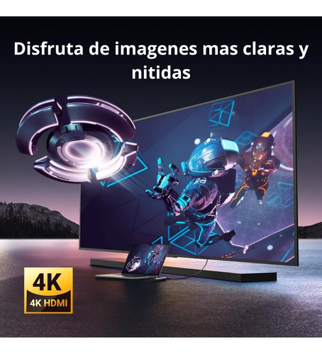 Hub Usb-c 6 En 1 Ugreen 3 Usb-a, 1 Usb-c, Hdmi 4k/30hz