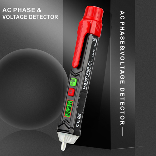 1 Probador De Voltaje Detector De Fase De Ca Sin Contacto