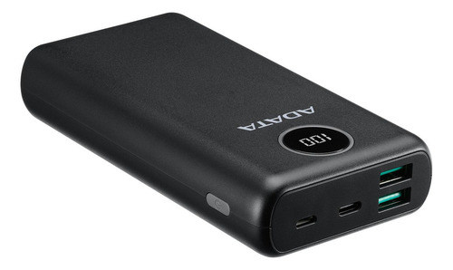 Adata Power Bank Cargador Portatil Celular P20000qcd Colores Color Negro