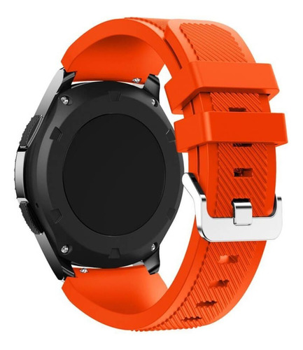 Pulseira Confort Compatível Com Colmi P71 E Fossil Bq1051 Cor Laranja