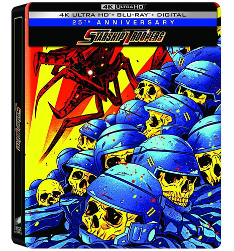 4k Ultra Hd + Blu-ray Starship Troopers / Invasion Steelbook