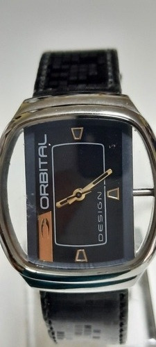 Reloj Orbital Design, Cuarzo, Unisex, Con Cuero Y Cristal