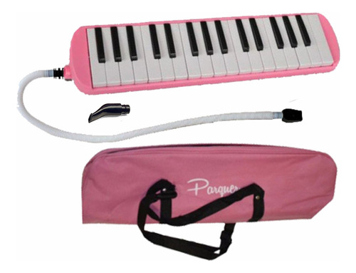 Melodica 32 Notas Parquer Mel32 Boquilla Funda Colores