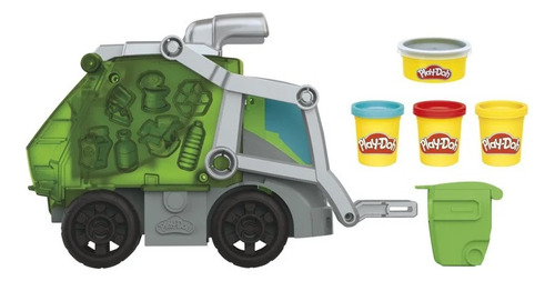 Masa Play Doh Wheels Camion De Basura Plastilinas Color Foto