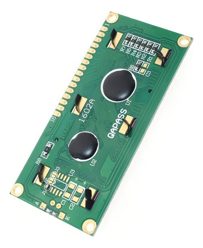 Display Lcd 16x2 Com Backlight Verde E Escrita Preta