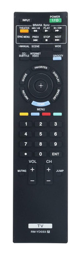 Mando Distancia Para Sony Bravia Lcd Led Tv Kdl-52ex703