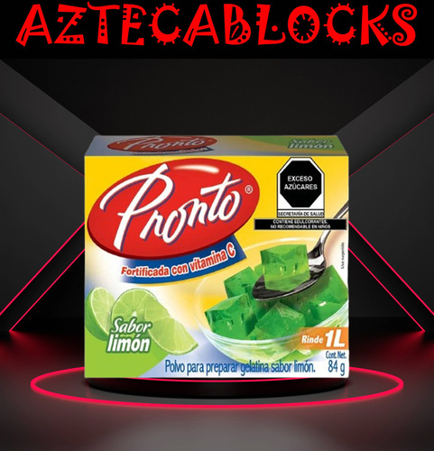 Pronto 3 Gelatinas De Agua Sabor Limón Con Vitamina C Wow