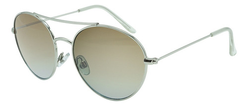 Lentes De Sol Panama Jack Cali Para Mujer Redondo Color Plata