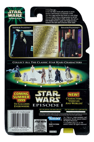 Star Wars Power Of The Force Flashback Emperor Palpatine Det