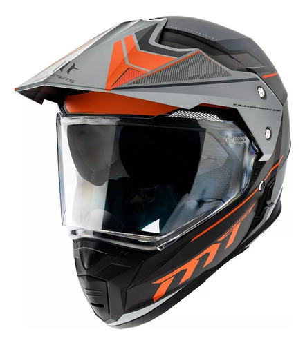 Casco Para Moto Mt Synchrony Duo Sport Patrol B4 - Teo Motos