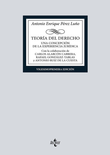 Libro Teoria Del Derecho - Perez Luã¿o,antonio Enrique# A...