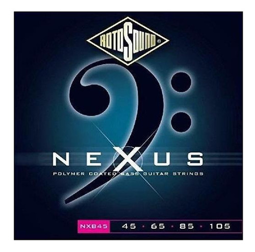 Rotosound Nxb45 Nexus Cuerdas Para Guitarra Bajo Con Reve