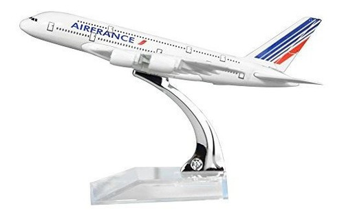 24 Horas De Air France A380 Sólidos Modelos De Aleación De M