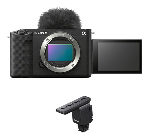 Cámara Sin Espejo Sony Zv-e1 Con Kit De Micrófono En Negro