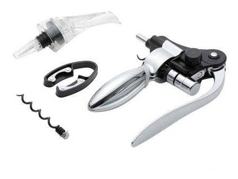 Conjunto Para Vinhos Em Aço Inox Com 04 Peças - Bon Gourmet