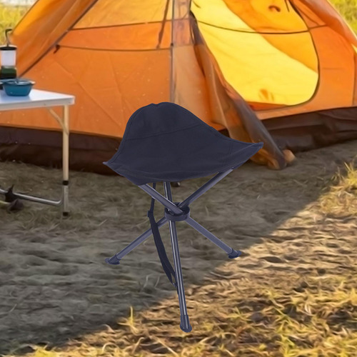 Taburete De Camping, Taburete Plegable Con Trípode,