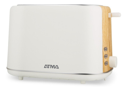 Imagen 3 de 5 de Atma Toatw21wp Tostadora 2 Ranuras Diseño Nordico 800w