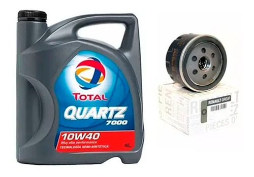 Aceite Total 10w40 + Filtro Original Renault Laguna 2 2.0