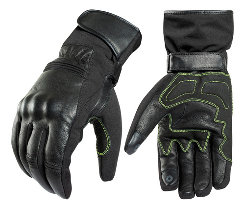 Guantes De Cuero Para Moto Térmicos Invierno. Hipora Wintx 2