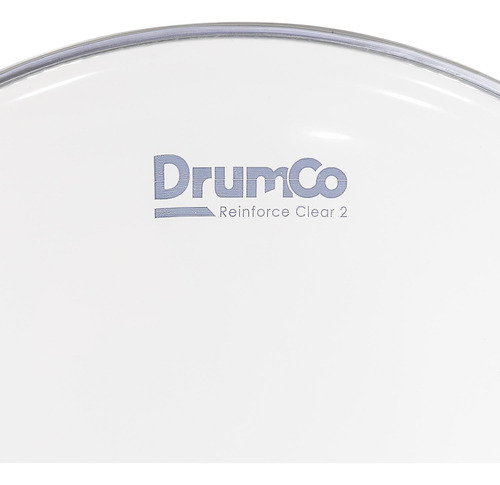Parche Para Batería Reinforce Clear 2 De 16 Dr-16rc2 Drumco Color Transparente