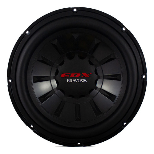 Subwoofer 12 Pol Bravox Edx-12 1500 Rms 3000w Bobina Dupla