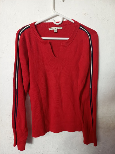 Buzo Tommy De Dama Rojo Talle Xl, Nuevo!! 