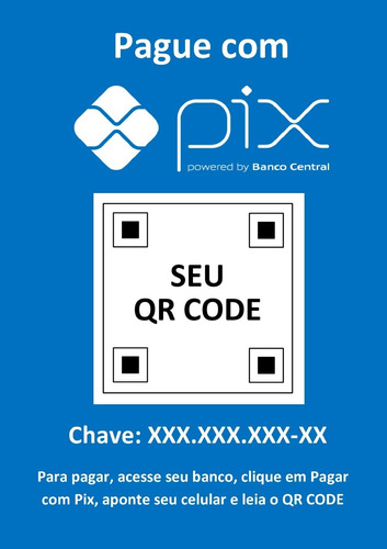 Arte Digital - Pagamento Por Pix Usando Qr Code (colorido)