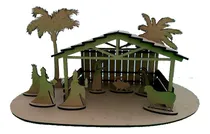 Comprar Nacimiento Navideño Sin Armar Mdf 3mm 