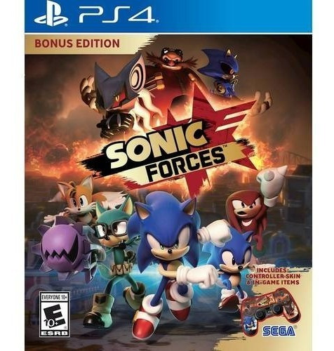 Sonic Forces Bonus Edition - Ps4 - Físico - Novo