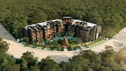 Departamento En Venta En Tulum, Quintana Roo, Paramar Black, A Tan Solo 5 Minutos De La Playa