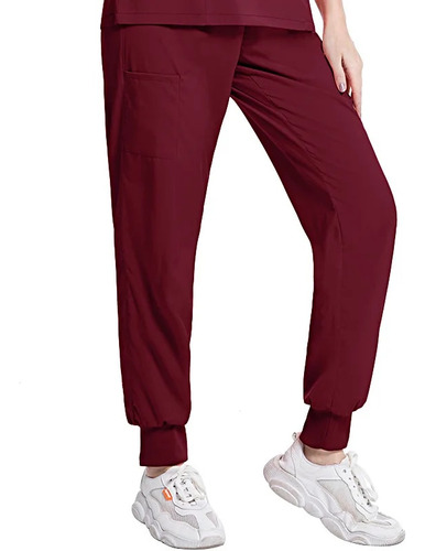 Pantalones Scrubs Unisex De Color Puro, Uniforme Quirúrgico,