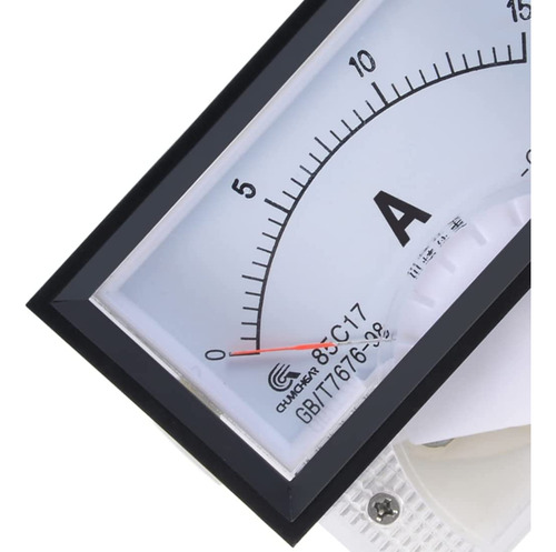 Uxcell Medidor De Panel De Corriente Analógica Dc 0-15a 85c1