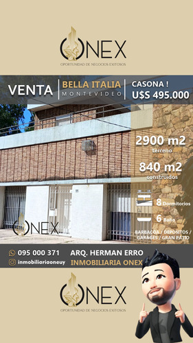 Venta Gran Casona Bella Italia Montevideo