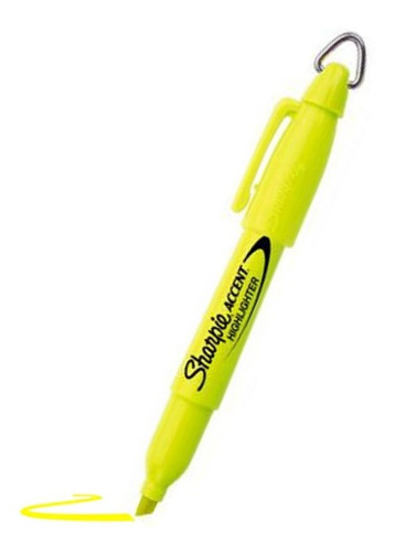 Mini Marcador Resaltador De Texto Sharpie Amarillo Febo