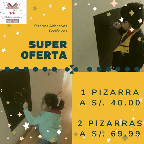 Pizarras Vinil Negras Clases Reuniones