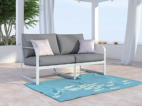 Elle Decor Odso10005b Mirabelle Sofa Loveseat Para Exterior