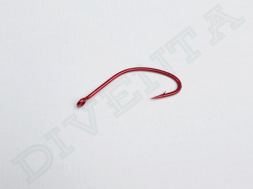 Imagen 4 de 4 de Anzuelo Blister Akita 12002 Rojo X-fish Ideal Lisa Pejerrey