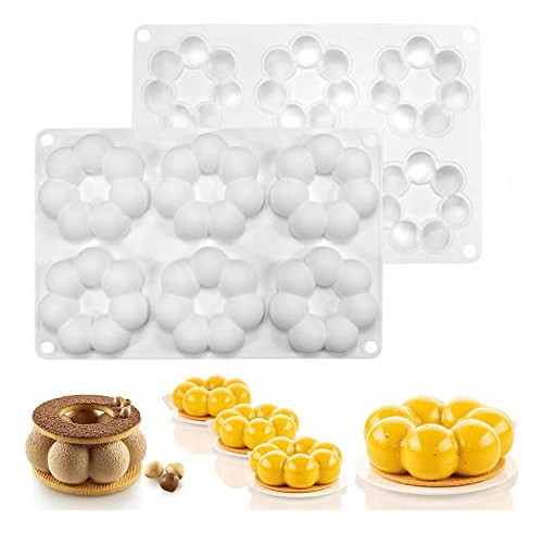Molde De Silicona Mostsom Para Rosquillas Con Forma De Flor,