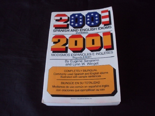 2001 Modismos Españoles E Ingleses (libro Bilingue)