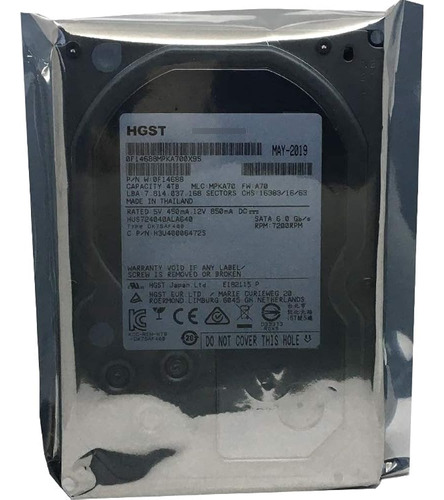 Hgst Ultrastar 7k4000 Hus724040ala640 (0f14688) 4tb 64mb 720