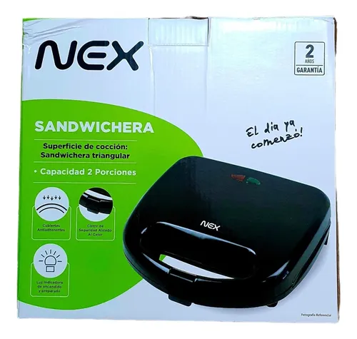Sandwichera 3 online en 1 nex