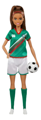 Barbie Jogadora De Futebol C Bola Mattel + Carro Conversível
