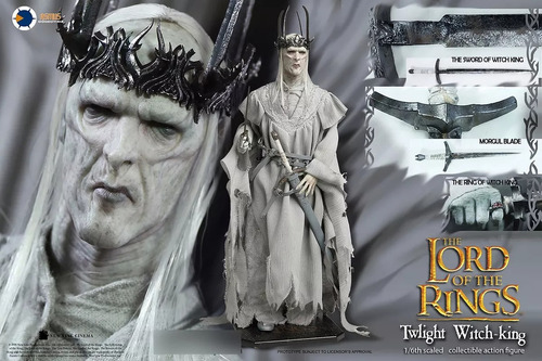 Boneco Senhor Anéis Rei Bruxo Asmus Toys Gandalf Arag Figure