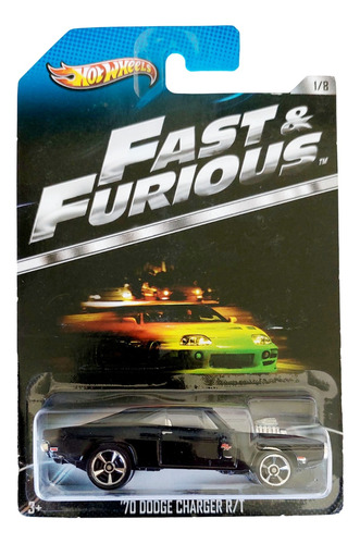 Hot Wheels 70 Dodge Charger R/t Fast And Furious 1/8