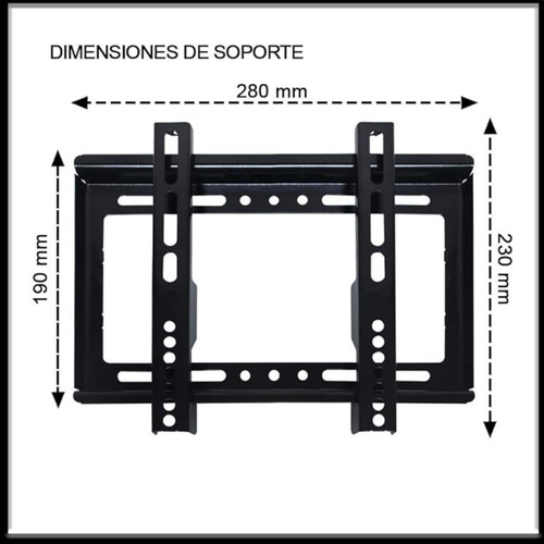 Soporte Para Pantallas Linkbit 14 A 43 Smart Tv Led Lcd Pdp