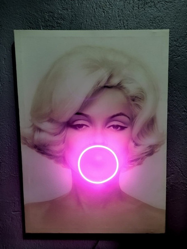 Cuadro Marilyn Neon 