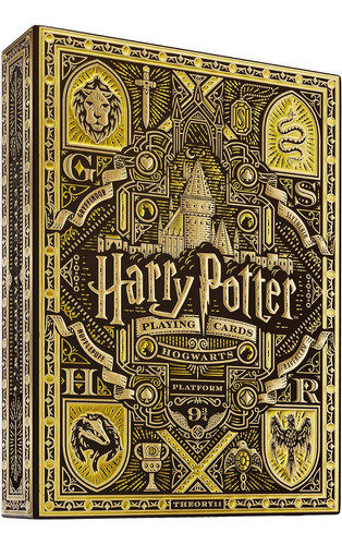 Baraja De Cartas Poker Premium Edición Harry Potter Oficial